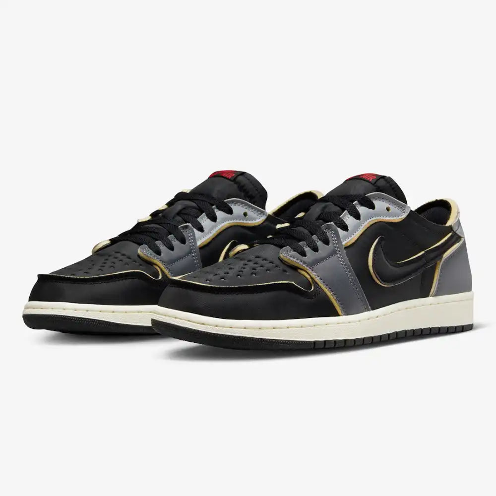 Air jordan best sale low 1 black