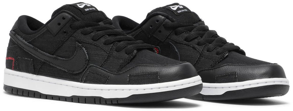T nis Nike SB Dunk Low Black Denim Royal Sneakers
