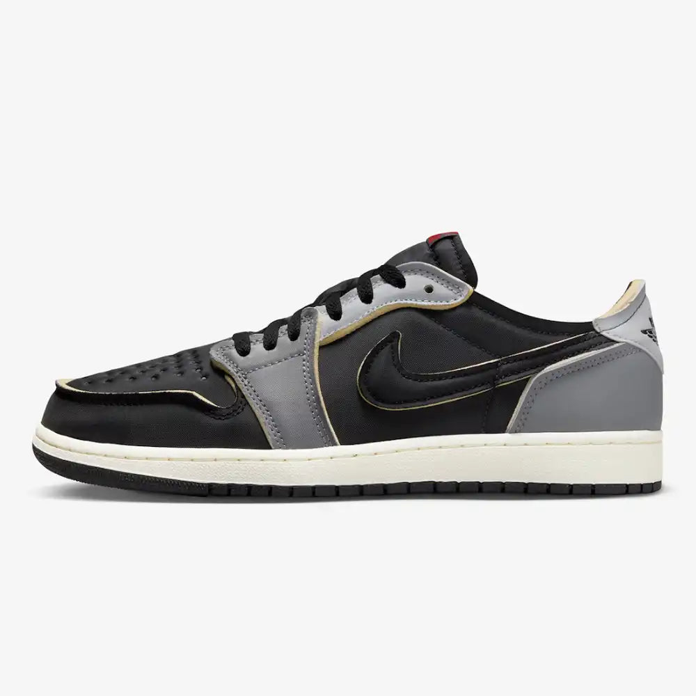Tênis Air Jordan 1 Low - OG EX Black and Smoke Grey – Royal