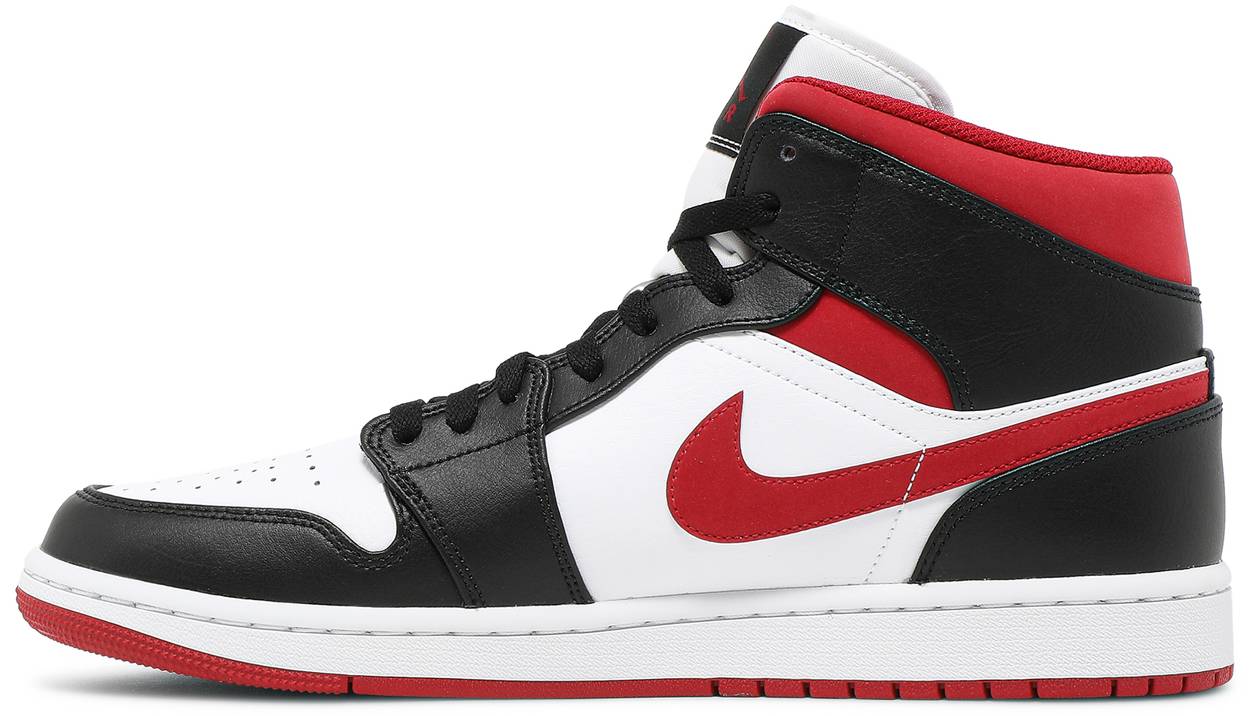 Jordan 1 mid black cool grey shop gym red