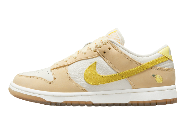 T nis Nike SB Dunk Low Lemon Drop Royal Sneakers